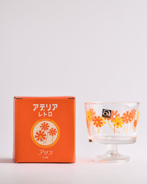 Aderia - Retro Dessert Bowl with Stem - Alice
