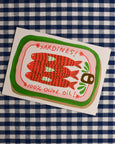 Alex Luciano - Sardine Tinned Fish Riso Print