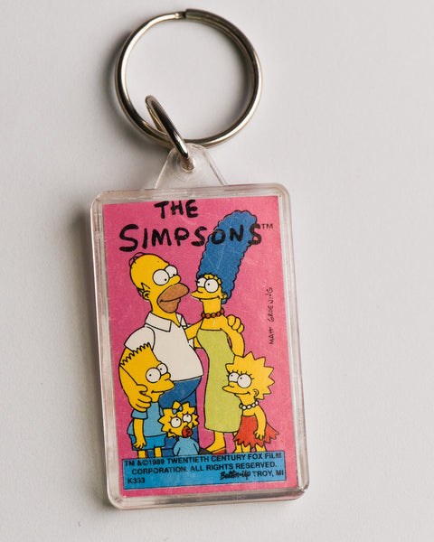 The Simpsons Vintage Deadstock Keychain - Family