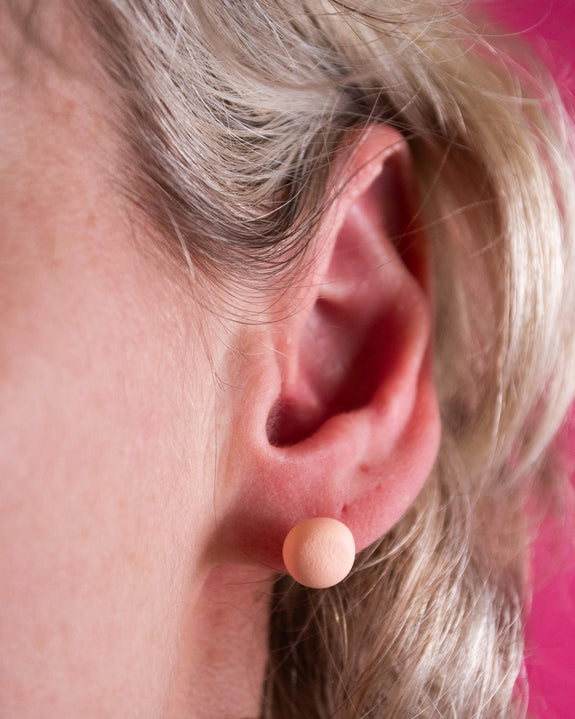 Emily Green - Apricot Stud Earrings