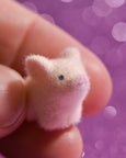 Flocked Mini Baby Pigs