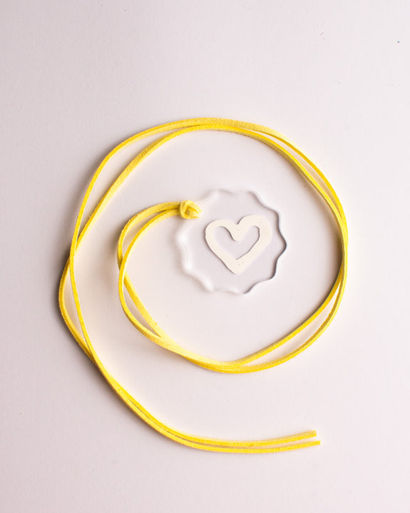 Dorkus Design - Off Cutt Necklace - White