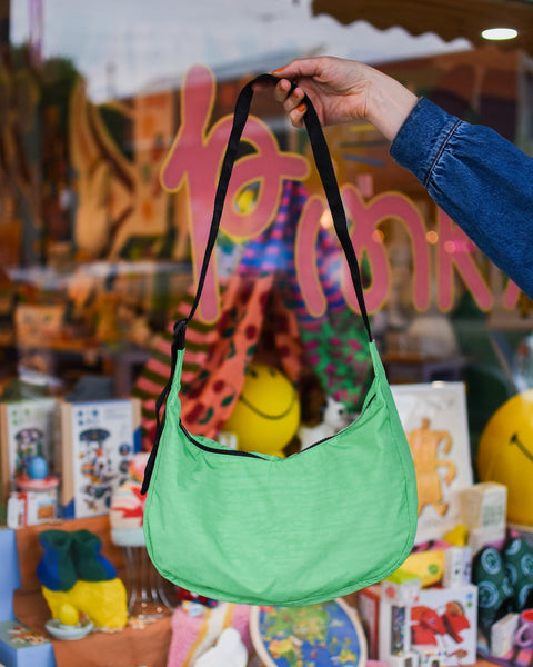 Mini Nylon Shoulder Bag : Aloe - Baggu