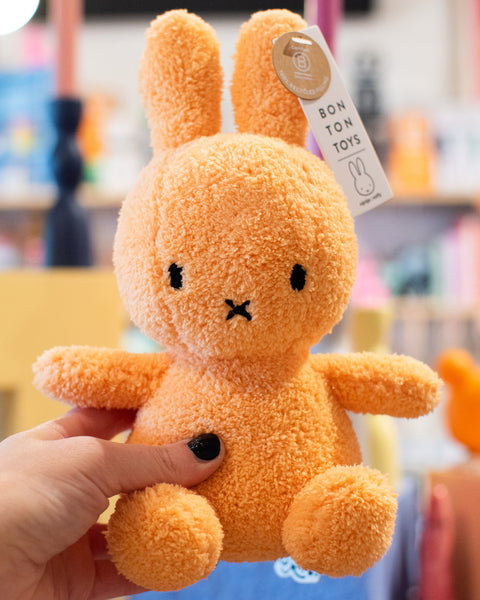 Miffy - Sitting Teddy - Soft Orange Terry – Pinky's Melbourne