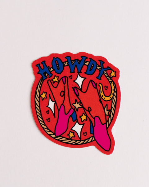 Tegan Iversen - Howdy Sticker