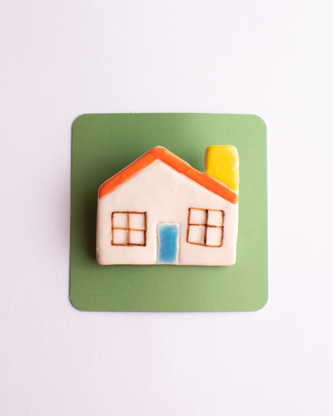 Togetherness Design - Ceramic Brooch - House