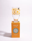 Aderia - Retro Pedestal Glass - Flower Bloom