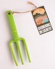 Gardening on Country - Chicky Kids Garden Fork - Kakadu Green