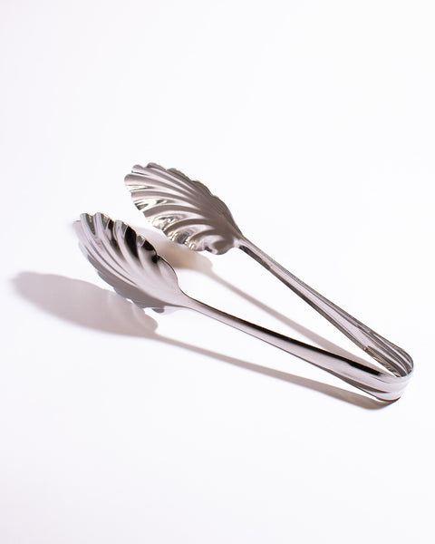 Roger Orfèvre - Scalloped Bakery Tongs - Stainless steel