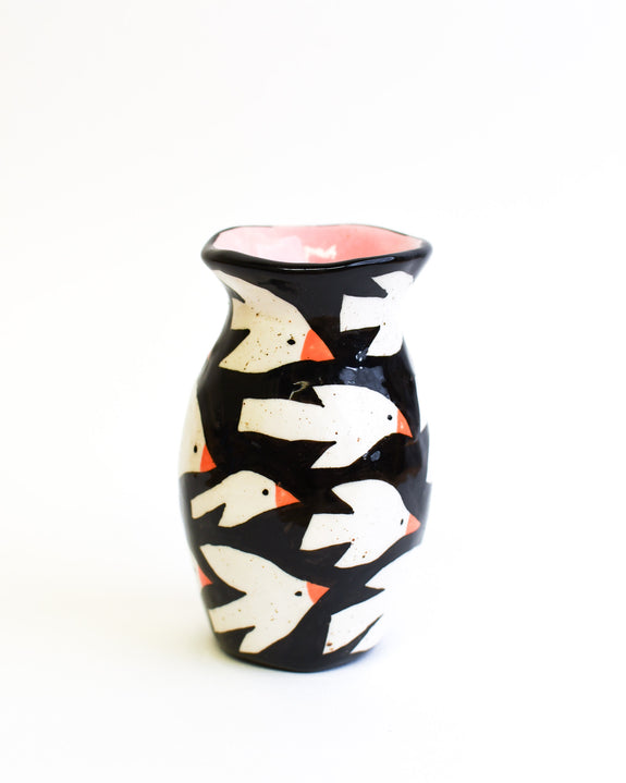 Togetherness Design - Ceramic Bud Vase - Flocking birds