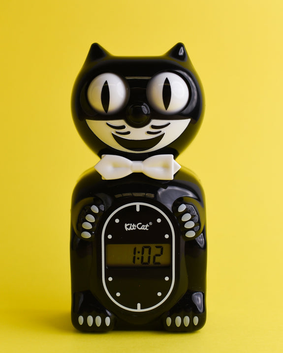 Solar Kit-Cat Digital Alarm Klock – Classic Black