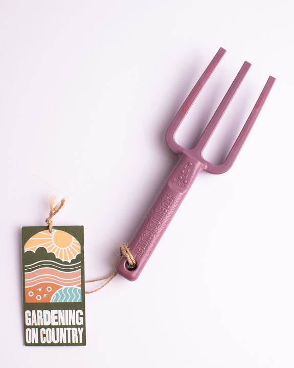 Gardening on Country - Chicky Kids Garden Fork - Swan River Purple