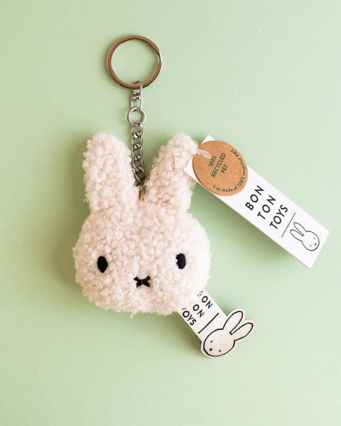 Miffy - Flat Keychain Tiny Teddy Cream