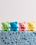 Miniature Flocked Teddies