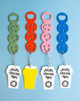 We are out of Office - Cheersie Bottle Opener - Blue
