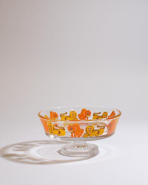 Aderia - Retro Shallow Bowl with Stem - Zoo Mate