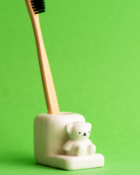 Boris Sitting Ceramic Toothbrush holder - Single
