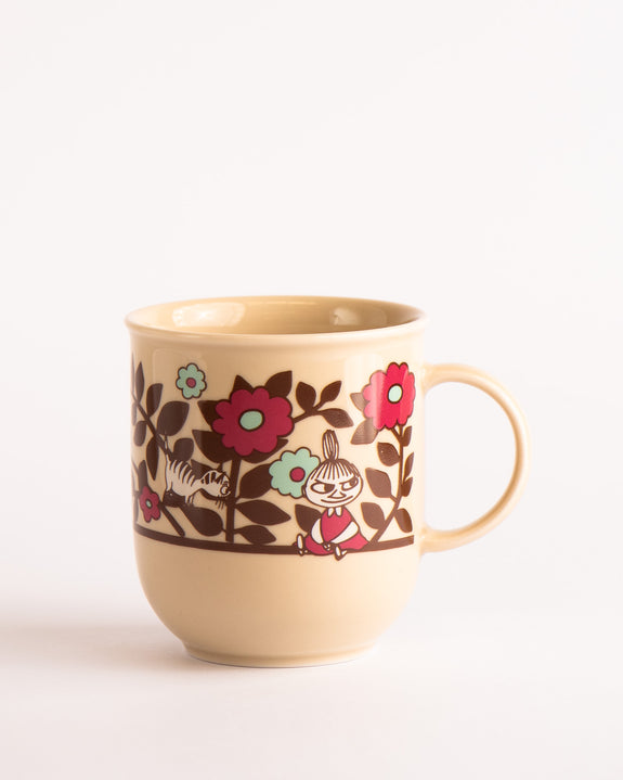 Yamaka - Moomin Vintage Flowers Mug - Tan