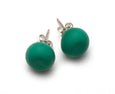 Emily Green - Clover Green Stud Earrings