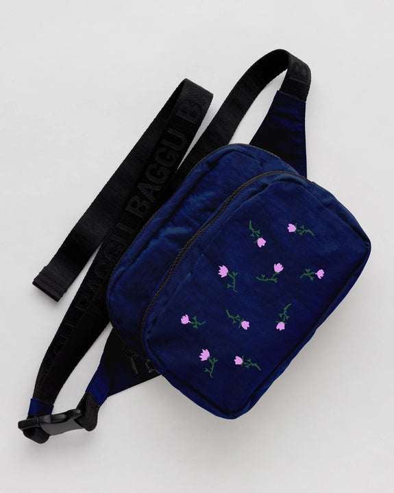 Baggu - Fanny Pack - Embroidered Wildflower