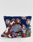 Baggu - Go Pouch Set - Night Orchard