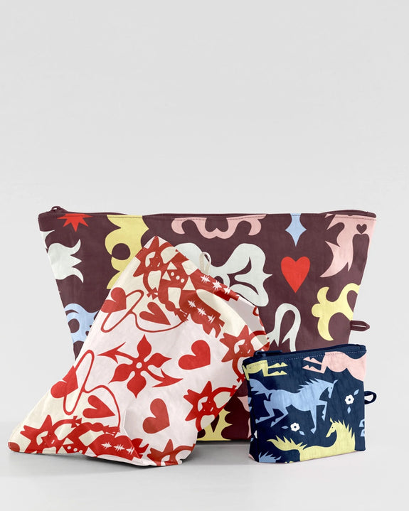 Baggu - Go Pouch Set - Western Cut-Outs