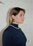 Jean Riley - XL Cindy Cherry Glass Stud