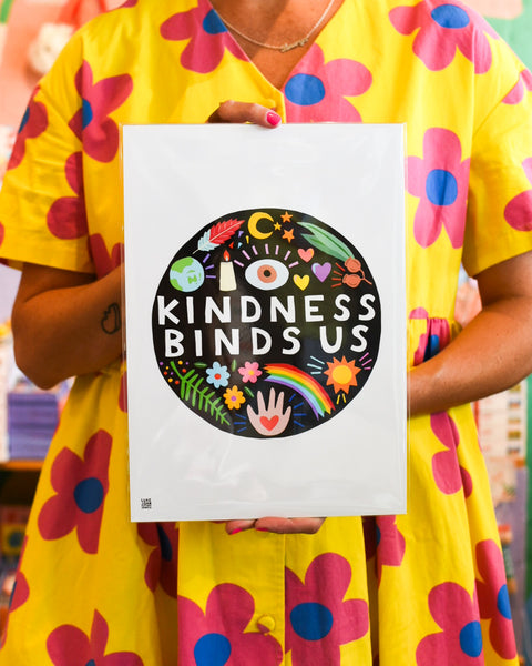 Kindness Binds Us - A4 Print - Luke John Matthew Arnold