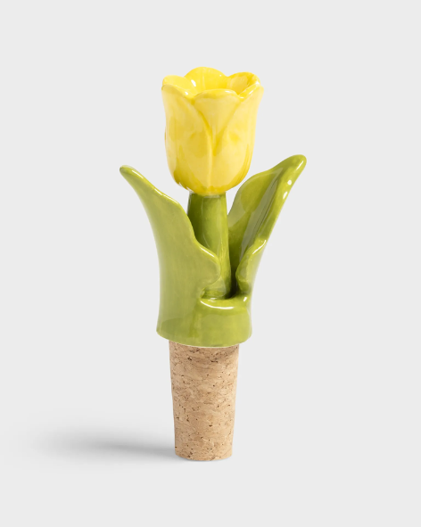 &Klevering - Bottle Stopper Tulip - Yellow