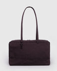 Baggu - Medium Nylon Bowler Bag - Chocolate Plum