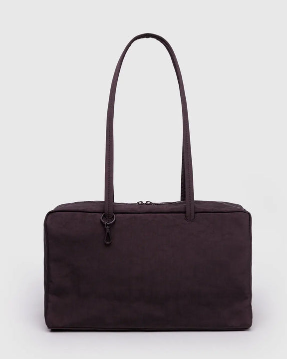 Baggu - Medium Nylon Bowler Bag - Chocolate Plum
