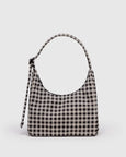 Baggu - Mini Nylon Shoulder Bag - Black & White Gingham