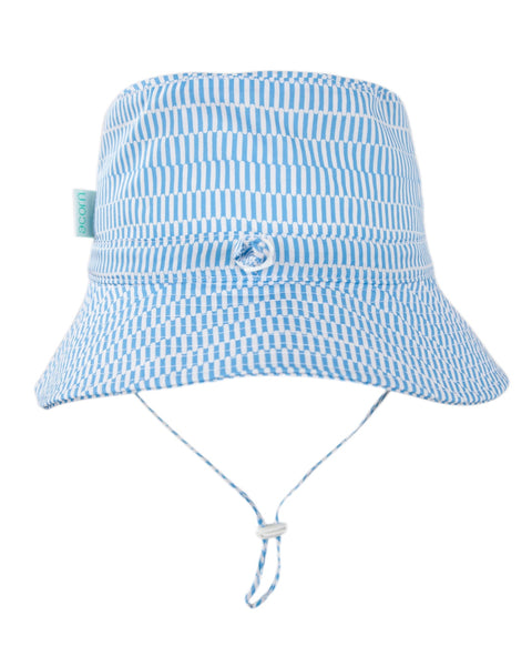 Acorn Kids - Wide Brim Bucket Hat - Mykonos