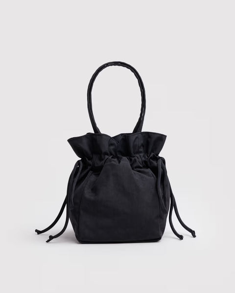 Baggu - Nylon Drawstring Bag - Black