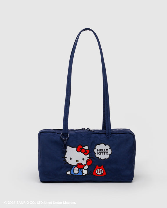 Baggu - Nylon Bowler Bag - Embroidered Hello Kitty Phone
