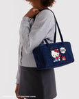 Baggu - Nylon Bowler Bag - Embroidered Hello Kitty Phone