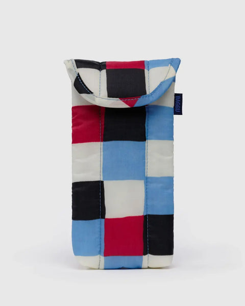 Baggu - Puffy Glasses Sleeve - Painted Check