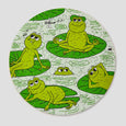 Le Puzz - Peace Frogs by Alice Oehr 81 Piece Mini Puzzle