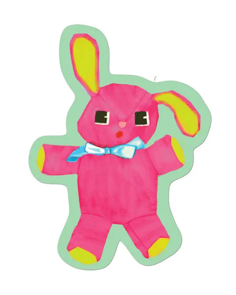 Rags AF - Pink Bunny! Sticker