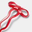 Chunks - Bow Hairpin in Red - Small