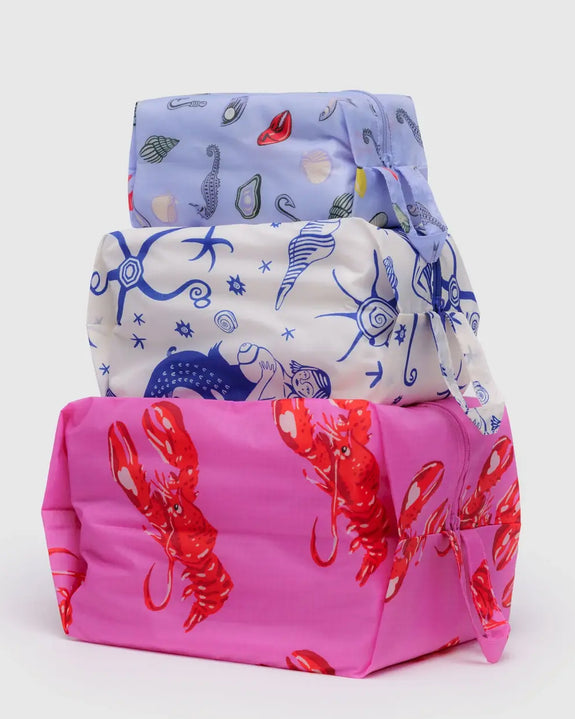 Baggu - 3D Zip Set - Sea Creatures