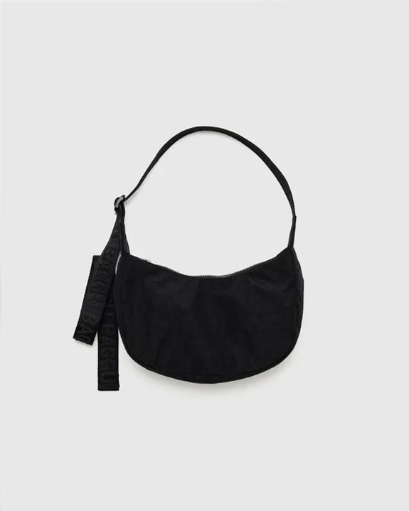Baggu - Small Nylon Crescent Bag - Black