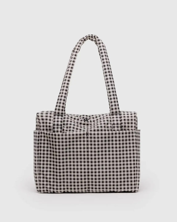 Baggu - Small Cloud Carry-On - Black and White Gingham
