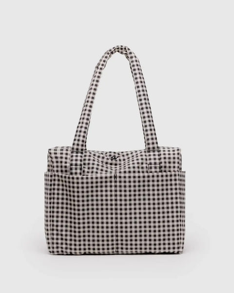 Baggu - Small Cloud Carry-On - Black and White Gingham – Pinky's