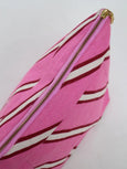 Mosey Me - Raspberry Stripe Cosmetic Case