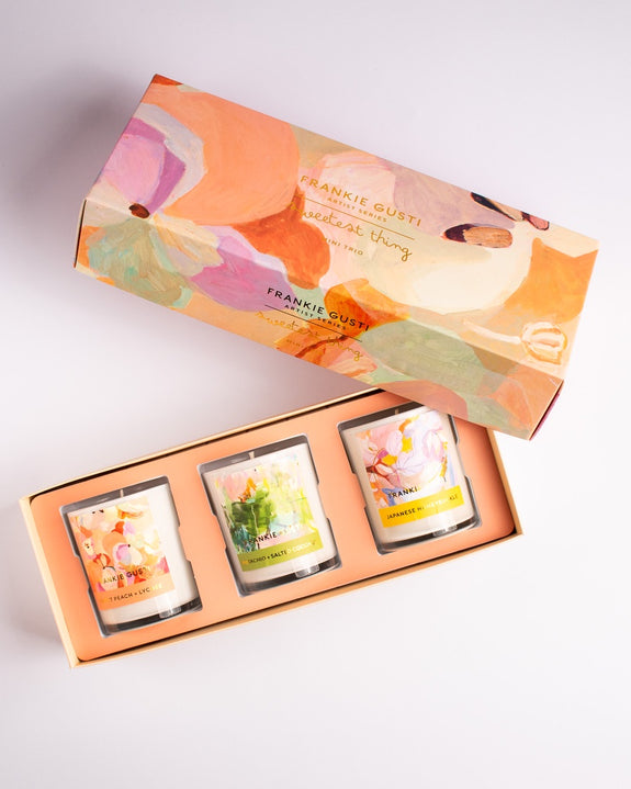 Frankie Gusti - Sweetest Thing Mini Candle Trio