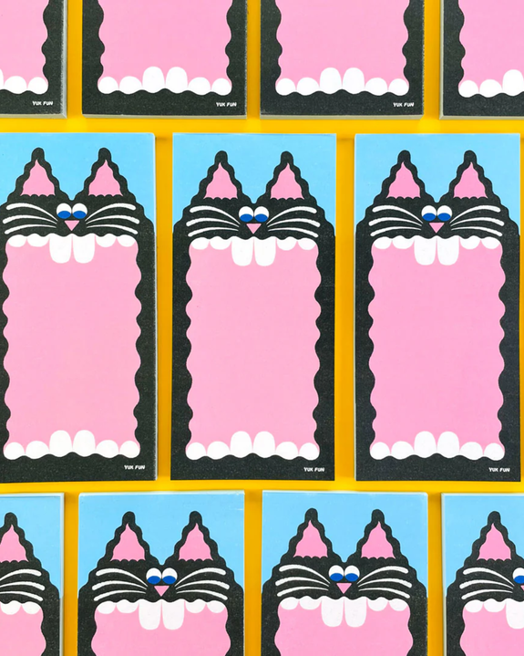 YUK FUN - Big Mouth Cat Notepad