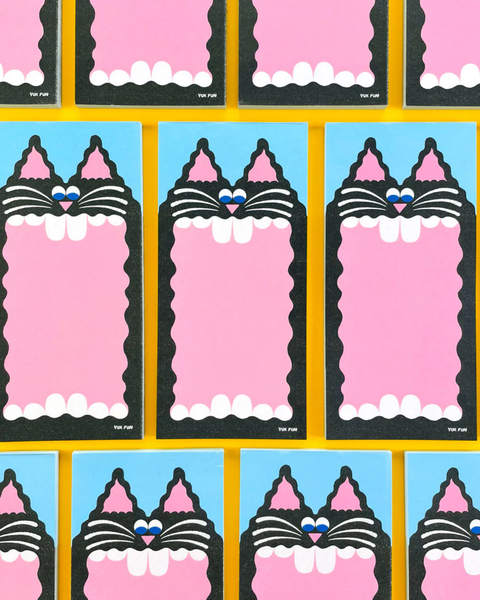 YUK FUN - Big Mouth Cat Notepad