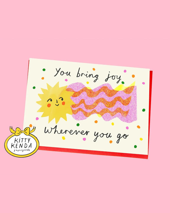 Kitty Kenda Papergoods - You Bring Joy Star Greeting Card