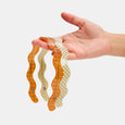Chunks - Wavy Headband - Caramel Plaid